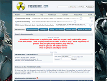 Tablet Screenshot of forum.prommorpg.com